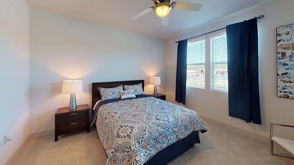 Bedroom at The Braydon Apartments in Napa CA